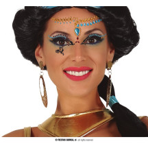 Obličejové drahokamy egyptská královna