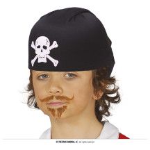 Černá pirátská čepice dětská