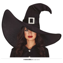 Extra veliký čarodějnický klobouk černý