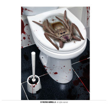 Záchodová dekorace pavouk