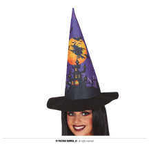 Modrý čarodějnický klobouk