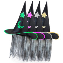 Widmann Čarodějnický klobouk zdobený s vlasy