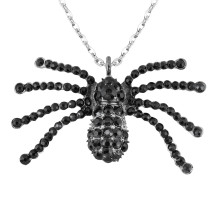 Widmann Náhrdelník strassový pavouk černý