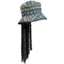 Rasta klobouk s dredy D
