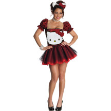 Kostým Hello Kitty Red Glitter - licenční kostým