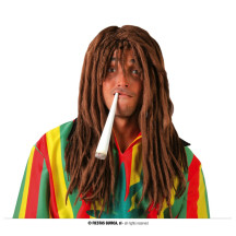 Paruka Rasta hnědá
