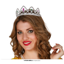 Diadem stříbrný