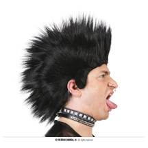 Paruka PUNK černá