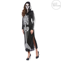 Glowing Skeleton Mermaid - kostým smrtky s potiskem