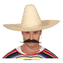 Mexický klobouk 50 cm přírodní