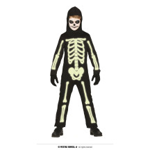 Dětský kostým kostra fluoreskující