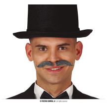 Knírek široký šedý