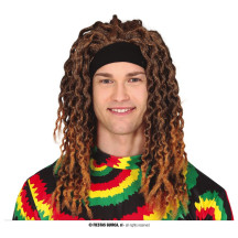 Paruka rasta s čelenkou