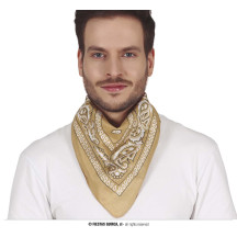 Kovbojský šátek medové barvy