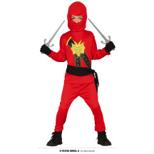 Červený ninja dětský kostým