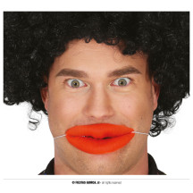 Obří rty latexové