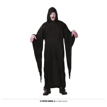 DEATH černý plášť s kapucí